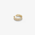 Cubic Zirconia Cuff Ring